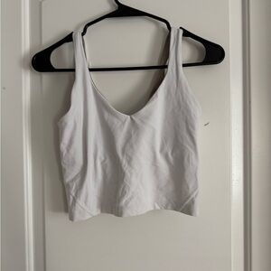 Lululemon Athletica White Tank Top